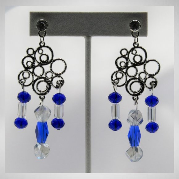 CONTESSA IN BLUE Beaded Jewelry Set - Picture 6 of 6